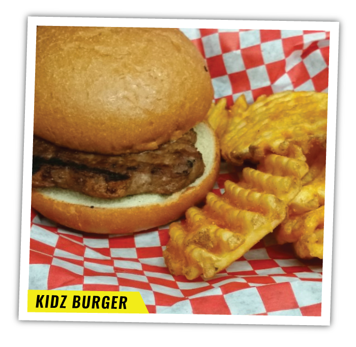 Tiger Jacks Menu - Photo of a Kidz Burger